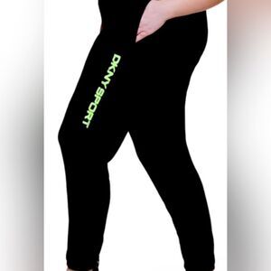 🛍️DKNY Sports Black Jogger pants 👖 & jumpsuit Size 1X💥